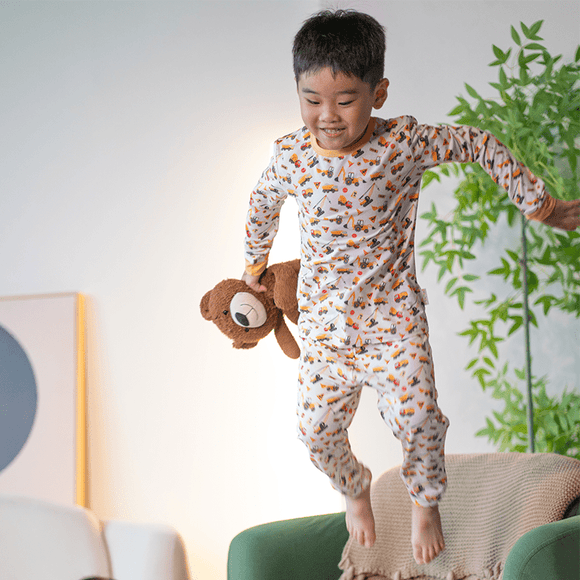 Excavators Tencel Long Sleeve PJs