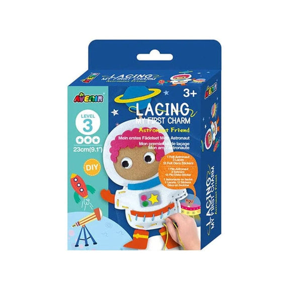 Lacing My First Charm (Astronaut Friends)