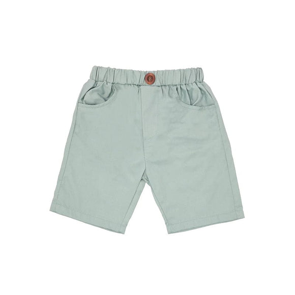 Bruno Pull Up Cotton Shorts (Mint Green)