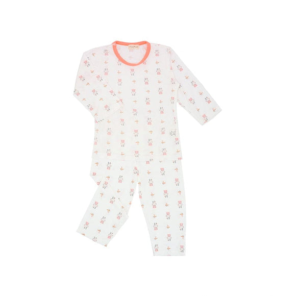 Bunny & Sailboat Long Sleeve PJs