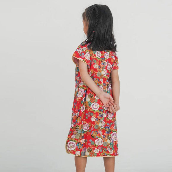 Oriental Peonies CNY Qipao