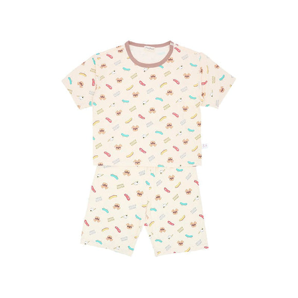 Cool Skating Dog Modal Short Sleeve PJs