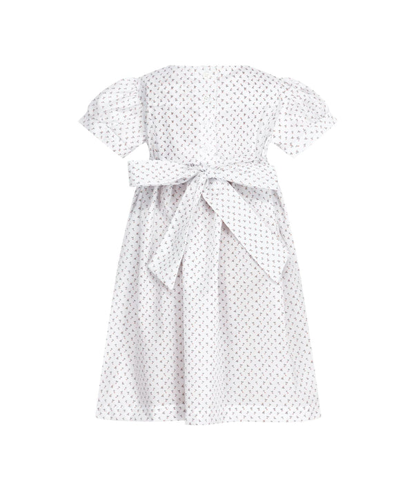 Desiree Petite Flowers Smocked Girl Dress