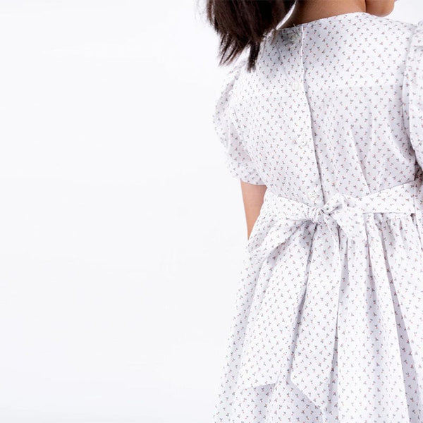 Desiree Petite Flowers Smocked Dress