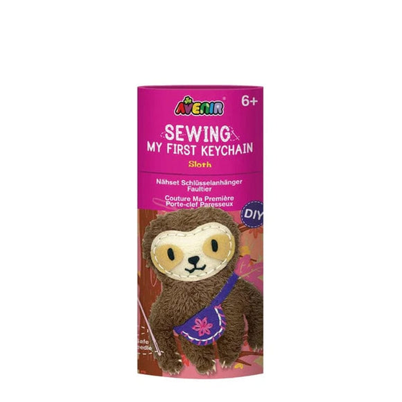 DIY Sewing Keychain (Sloth)