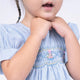 Ethel Classic Pinstripe Baby Smocked Dress
