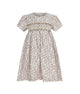 Gail Brown Flowers Smocked Dress