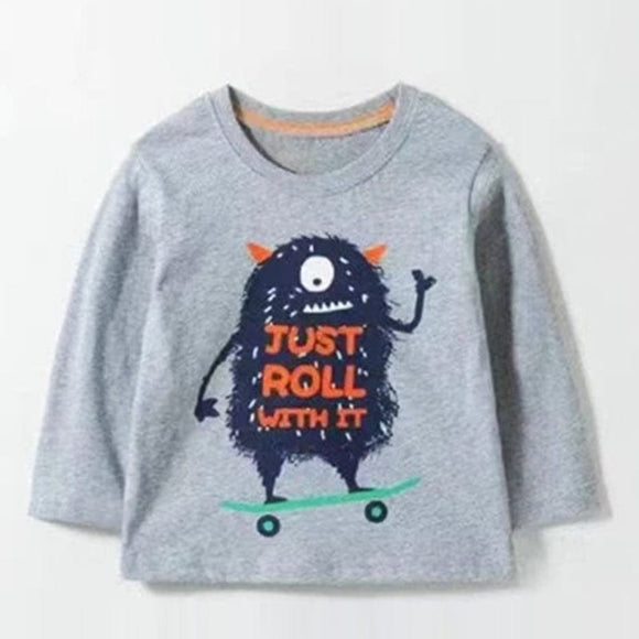 Hairy Monster Long Sleeve Tee