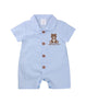 Little Bear & Co Checked Baby Boy Cotton Onesie