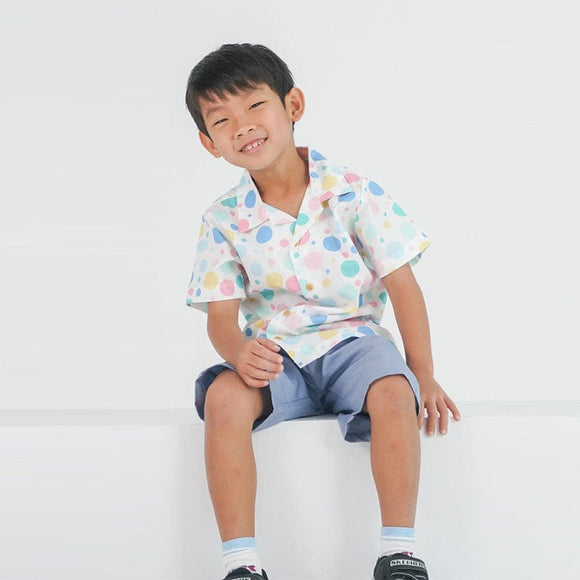 Aloha Boy Shirt - Maru Maru (White)