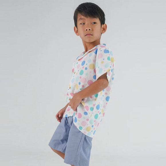 Aloha Boy Shirt - Maru Maru (White)