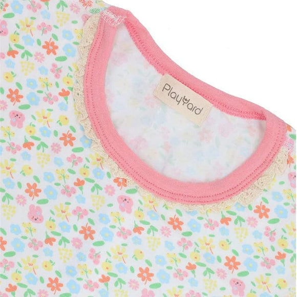 Petite Flowers & Bunny Soft Cotton PJ