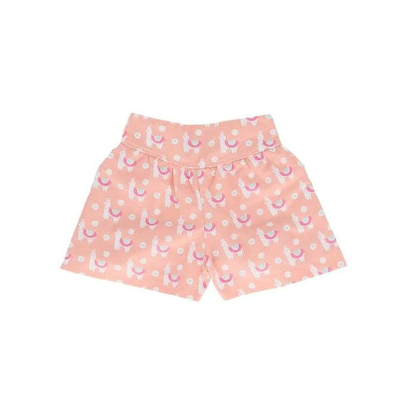 Alpaca Flare Cotton Shorts