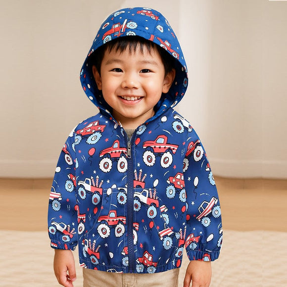 Red Tractors Jacket (Blue)