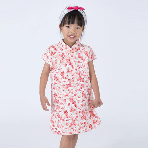 Sakura Flower Qipao (Peach)
