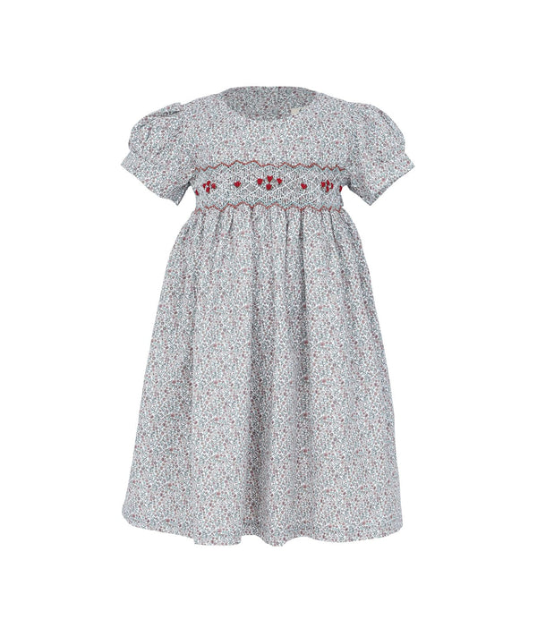 Scarlett Autumn Blooms Girl Smocked Dress