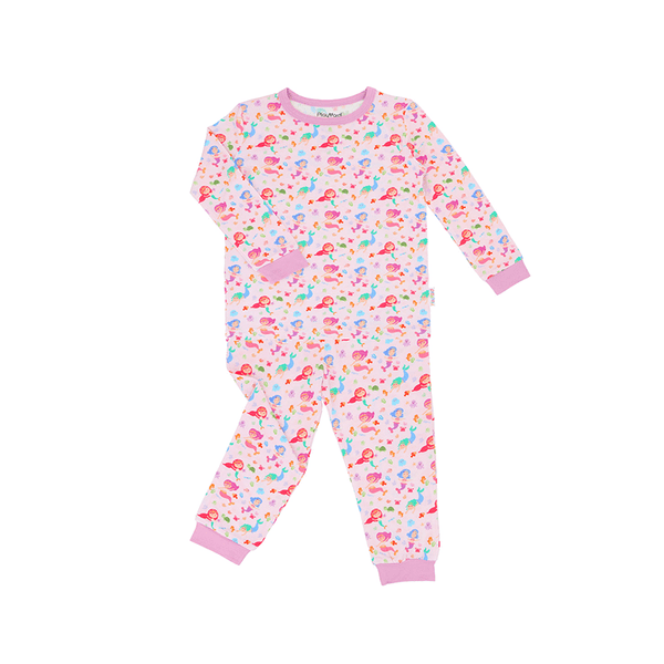Swimming Mermaids Tencel Long Sleeve PJs