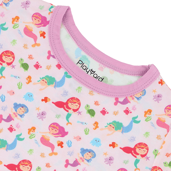 Swimming Mermaids Tencel Long Sleeve PJs