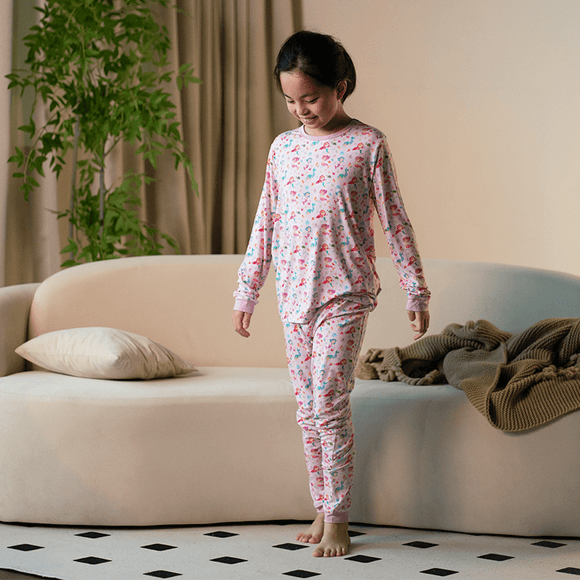 Swimming Mermaids Tencel Long Sleeve PJs