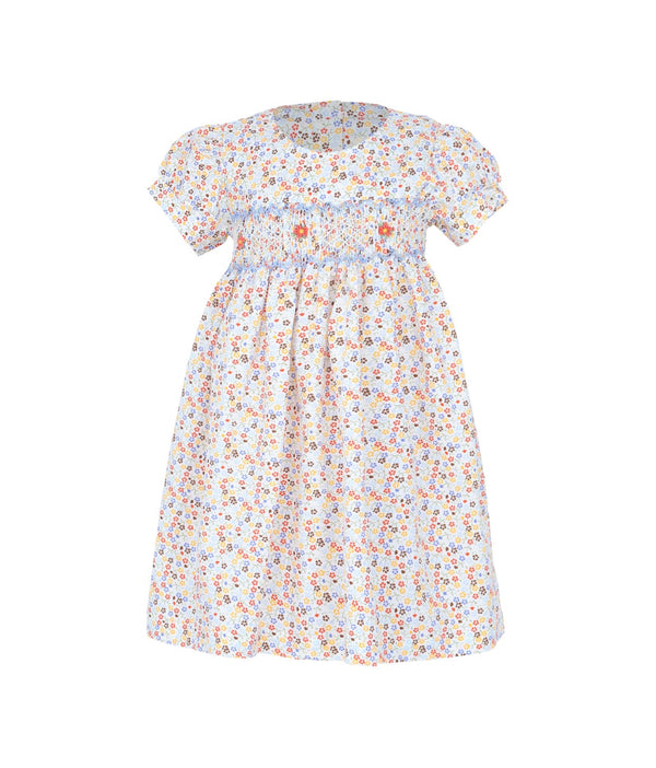 Trixie Petite Blooms  Girl Smocked Dress