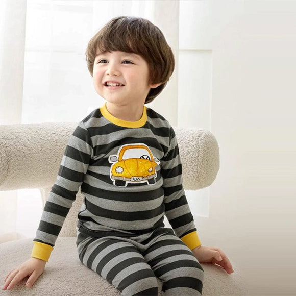Yellow Car Premium Cotton PJ