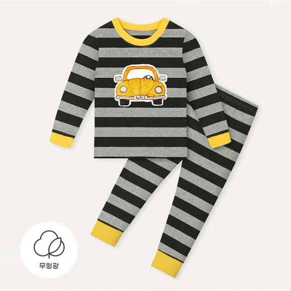 Yellow Car Premium Cotton PJ