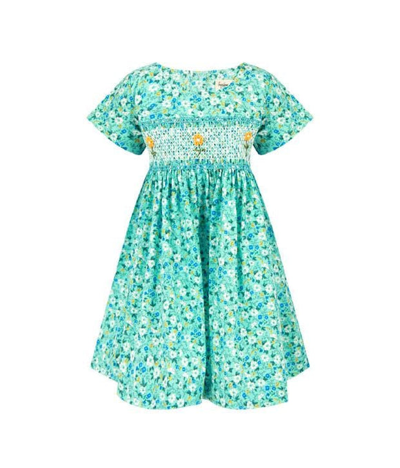 Luisa Petite Flower Smocked Dress
