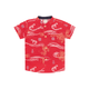 CNY Boy Shirt Mandarin Collar - Majestic Dragon (Red)