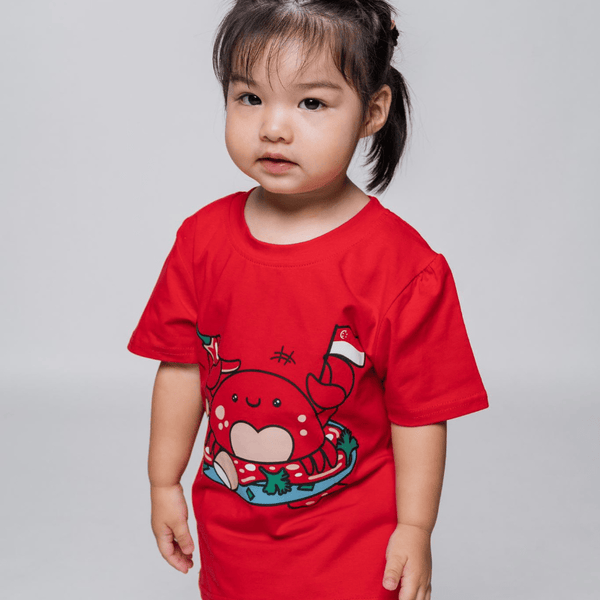 National Day Set 2026 SG Chilli Crab Shorts Set / 1Y