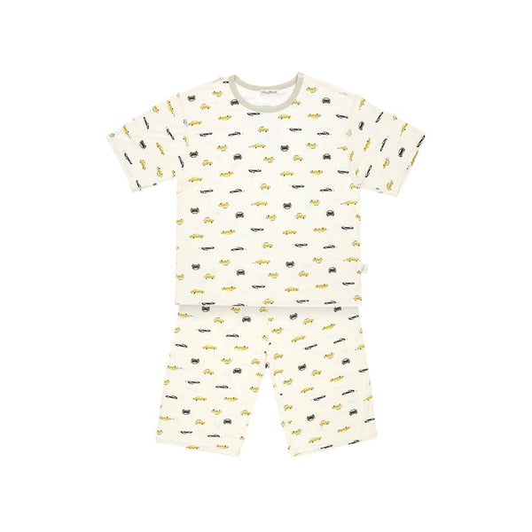 Yellow & Black Cars Modal Short Sleeve PJ