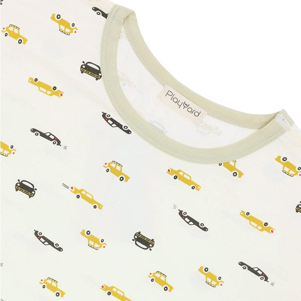 Yellow & Black Cars Modal Short Sleeve PJ