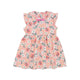 Puffy Flowers Cheongsam Dress (Pink)