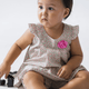Baby Girl 2pc Set Tiny Blossoms  - (White)