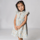 Girl Dress Button Down Sleeveless Secret Garden Bunny - (Pink)