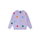 Colourful Big Polkadots Cardigan (Lilac)