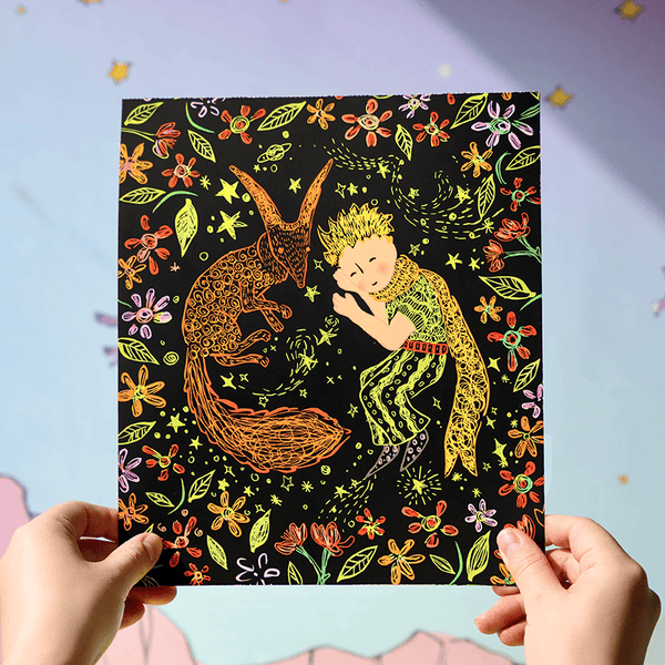 The Little Prince - Scratch Book