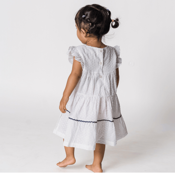 Baby Girl Dress Cristal Smocked Dress