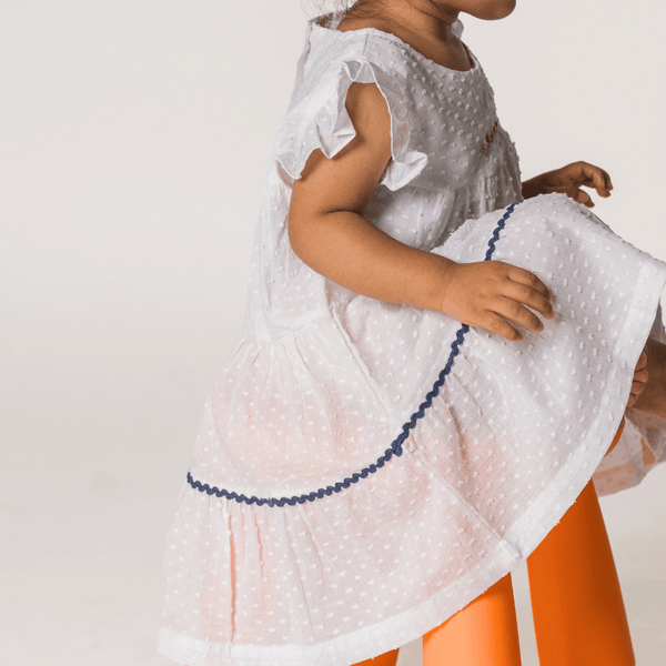 Baby Girl Dress Cristal Smocked Dress