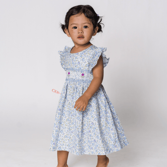 Baby Girl Dress Juliette Garden Smocked Dress