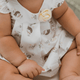 Baby Girl 2pc Set Bunny & Porcupine - (Beige)