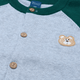 Boy Cardigan Little Varsity Bear (Grey)