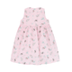 Girl Dress Button Down Sleeveless Bunny & Porcupine - (Pink)