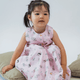 Girl Dress Button Down Sleeveless Bunny & Porcupine - (Pink)