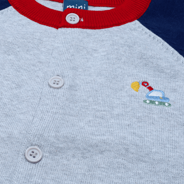 Boy Cardigan Busy Builder