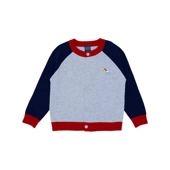Boy Cardigan Busy Builder