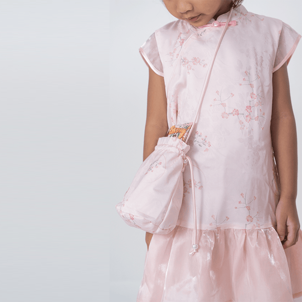 CNY Girl Dress - Spring Flowers (Pink)
