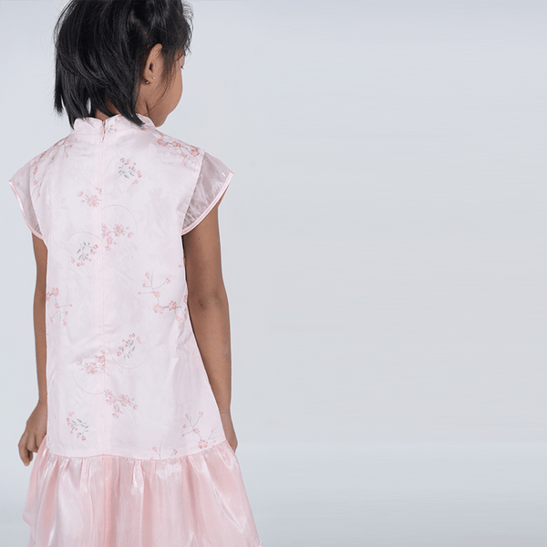CNY Girl Dress - Spring Flowers (Pink)