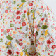 CNY Men Mandarin Collar Shirt - Gerberas & Daisies (White)