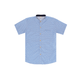 CNY Men Mandarin Collar Shirt - Japanese Wave (Light Blue)