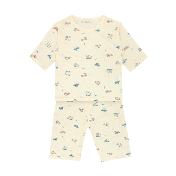 Boy Pyjamas Colourful Vehicles 3/4 Sleeve Lyocell
